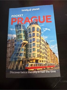 Lonely Planet Pocket Prague Guidebook - Blue & Red Cover